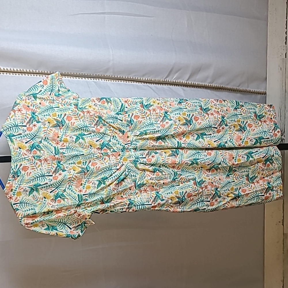 Duluth Trading Co NoGA Naturale Short Sleeve Dress Womens S Print Pockets - Picture 5 of 5